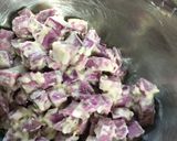 贅沢にお芋ゴロゴロ　紫芋の鬼まんじゅう作り方5写真