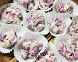 贅沢にお芋ゴロゴロ　紫芋の鬼まんじゅう作り方6写真