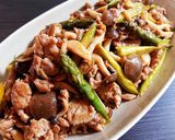 豚肉とアスパラのオイスター炒め作り方8写真