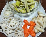 豚もも、カレー、シチュー用と水煮たけのこ作り方6写真