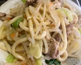 風邪ひいたから焼きうどんね作り方4写真
