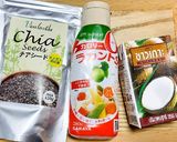 低糖質☆チアシードココナッツミルク♪作り方1写真
