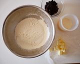 チョコチップとラムレーズンのスコーン作り方1写真