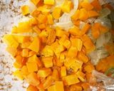 全てレンジ豆腐ハンバーグ根菜梅甘酢あん煮作り方9写真