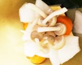 全てレンジ豆腐ハンバーグ根菜梅甘酢あん煮作り方19写真