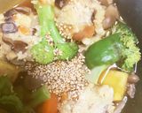 全てレンジ豆腐ハンバーグ根菜梅甘酢あん煮作り方25写真
