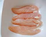 鶏ささみのふんわり蒸し作り方2写真