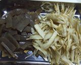 牛丼の残り汁DE炊き込みご飯。作り方1写真
