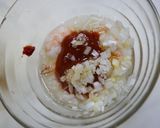 レンジで簡単1分40秒！エビチリ丼作り方4写真