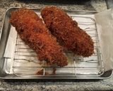 肉巻きフライ　豚フィレ　チーズ　大葉　作り方6写真