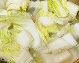 鍋の素活用●白菜＆豚肉の白湯ラーメン鍋作り方1写真