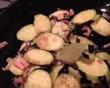 ナスとベーコンのトマトスパゲティ作り方4写真