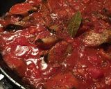 ナスとベーコンのトマトスパゲティ作り方6写真
