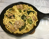 鍋の残ったスープで焼きちゃんぽん作り方4写真