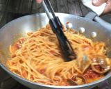 海老とアサリのトマトチーズパスタ♪ૢ作り方7写真