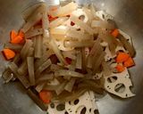 ホットクックできんぴられんこん作り方2写真