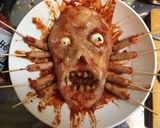 ハロウィンに♪冒涜ポテトと生ハム作り方22写真