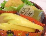 鶏天に抹茶塩 ハロウィン弁当 1030作り方5写真
