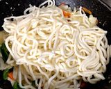 超楽々　濃厚屋台の焼きうどん　作ります作り方6写真