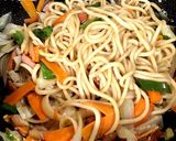 超楽々　濃厚屋台の焼きうどん　作ります作り方7写真