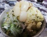 貴女風味でラッキョ入り皮付きポテト。作り方7写真