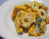 竹輪とかぼちゃの胡麻マヨネーズ和え♪作り方5写真