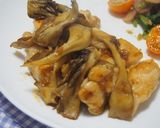 むね肉と舞茸の生姜照り焼き♪作り方8写真