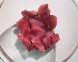 お刺身用ブリの竜田揚げ作り方1写真