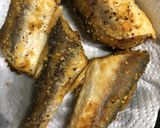 粉チーズがけのカマスの唐揚げ★作り方3写真