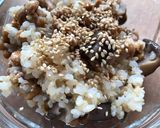 納豆と椎茸の混ぜご飯作り方4写真