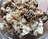 納豆と椎茸の混ぜご飯作り方4写真