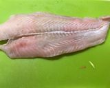 パンガシウスと香味野菜のレンジ蒸し作り方1写真