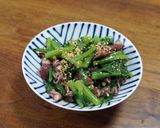ほたるいかと春菊の酢味噌和え作り方5写真