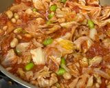 キャベツ消費◎ツナと大豆でトマト缶煮作り方4写真