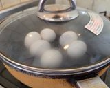 簡単に作れる茹で卵作り方1写真