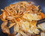 キムチ焼うどん作り方8写真