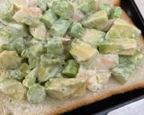 エビとアボカドとアスパラのホットサンド作り方7写真
