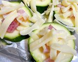 ズッキーニのベーコンチーズ焼き作り方3写真