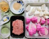簡単今夜の夕飯！蕪そぼろ餡かけ！作り置き作り方1写真