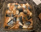 サバ味噌チーズ焼き作り方2写真