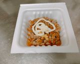 チーズと納豆乗せパン作り方2写真