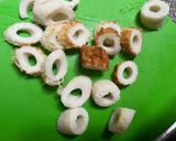 じゃがいもとちくわの春色香るパスタ💚作り方2写真