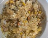 全てレンジ洋風梅味噌クリーム味炒飯弁当作り方11写真