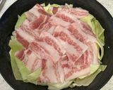豚バラとキャベツの柚子胡椒ポン酢蒸し作り方4写真