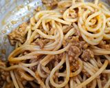 ミートパスタDEパイ作り方1写真