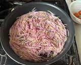 菊の花の酢の物(下茹で〜三杯酢和え)作り方2写真