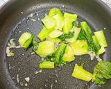 ホタテと青梗菜の塩麹炒め作り方4写真