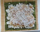 千葉県伝統の白米の海苔巻き☆しらす丼風作り方7写真