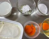 オレンジ抹茶バスクチーズケーキ♡作り方1写真