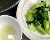 ★チンゲン菜とむきエビ♪簡単な炒め物作り方4写真